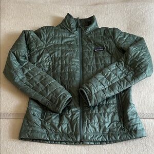 Patagonia Women's Sage Green Puffer Jacket